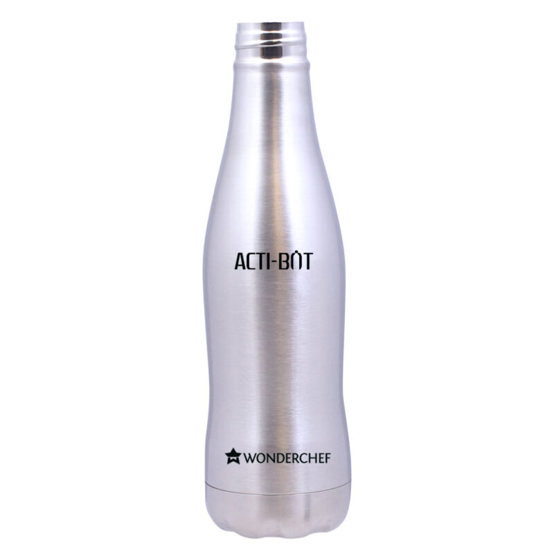 Acti-Bot, 650ml, Stainless Steel Single Wall Water Bottle, Light Weight, Spill and Leak Proof, 2 Years Warranty - Image 5