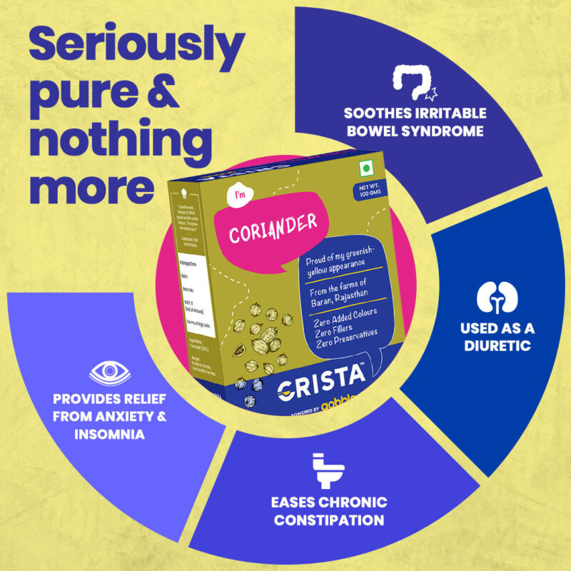 CRISTA Coriander 100 gms - Image 3