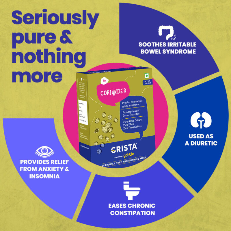 CRISTA Coriander 250 gms - Image 3