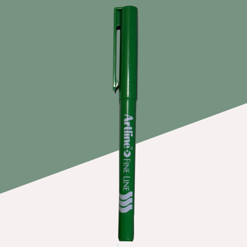 Artline Fine Line - Green ( Pack of 1 )
