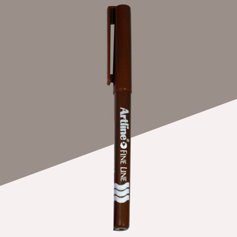 Artline Fine Line - Brown ( Pack of 1 )