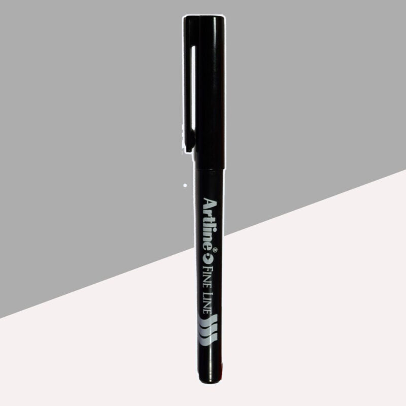 Artline Fine Line - Black ( Pack of 1 )