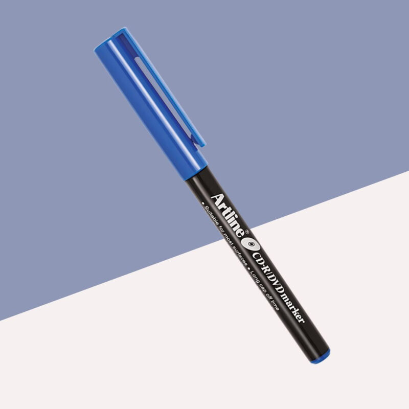 Artline CD/DVD Marker - Blue ( Pack of 1 )