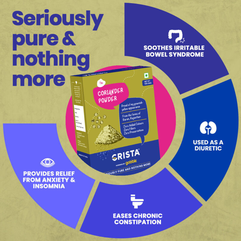 CRISTA Coriander Powder 500 gms - Image 4