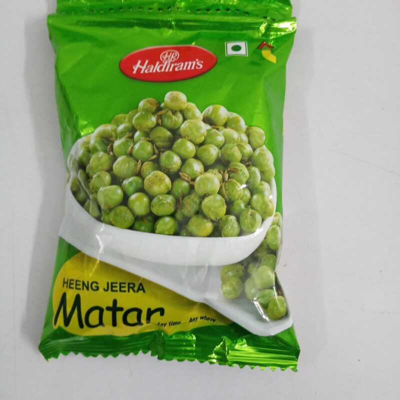 50x Haldiram’s Hing Jeera Matar, Pack of 50 (38GM each)