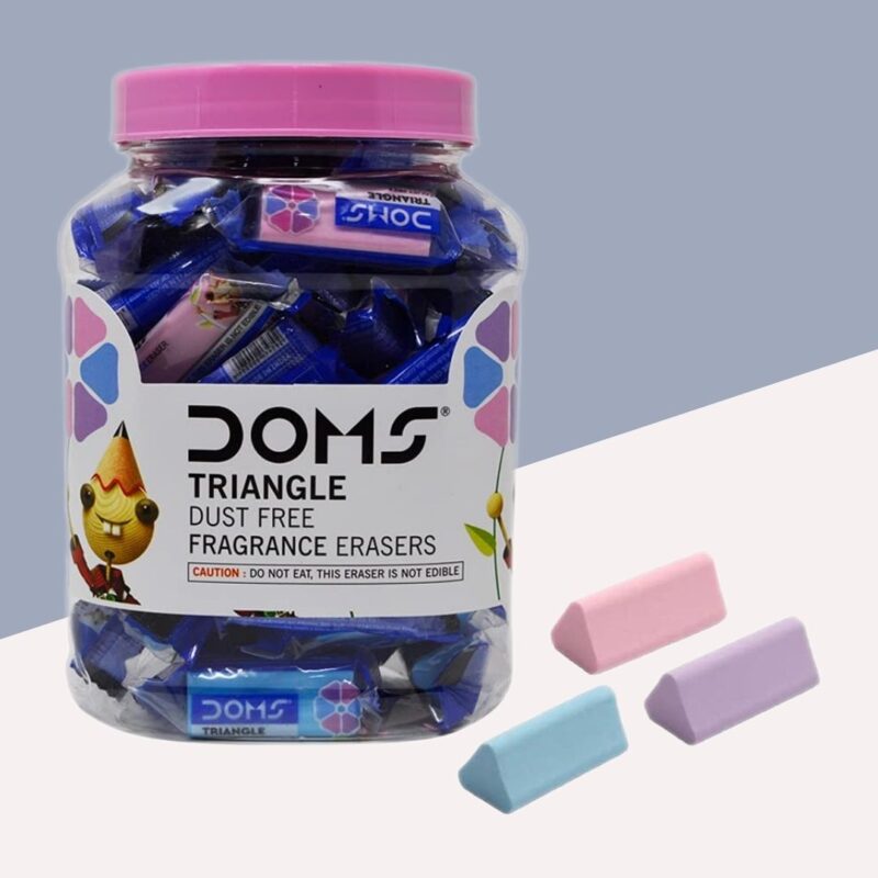 Doms Triangular Eraser ( Set Of 5 )