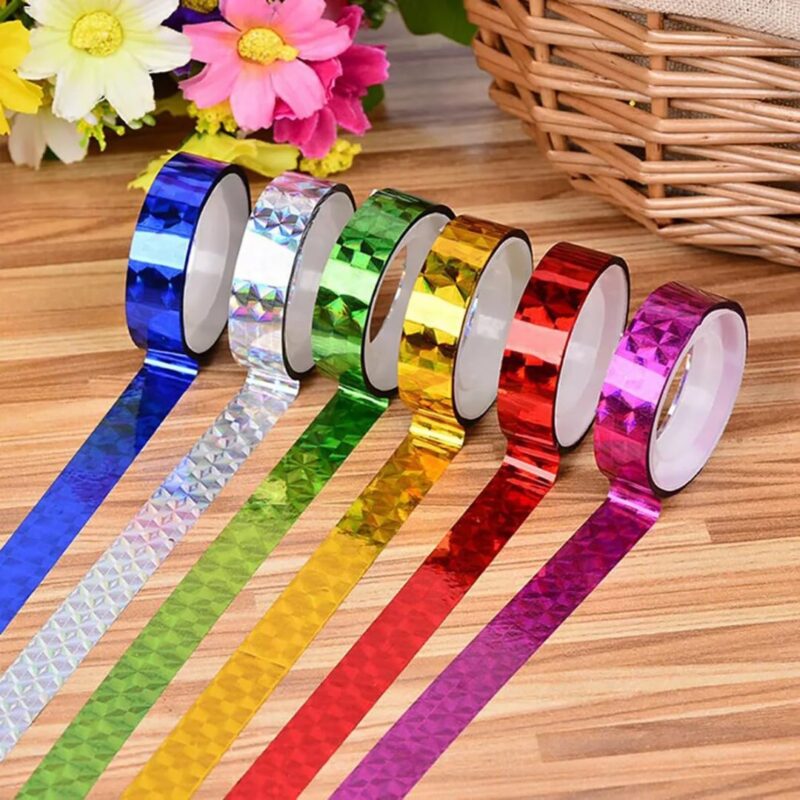 Coloured Sparkle Tape โ 1/2 Inch for Creative Projects (Pack of 36 )