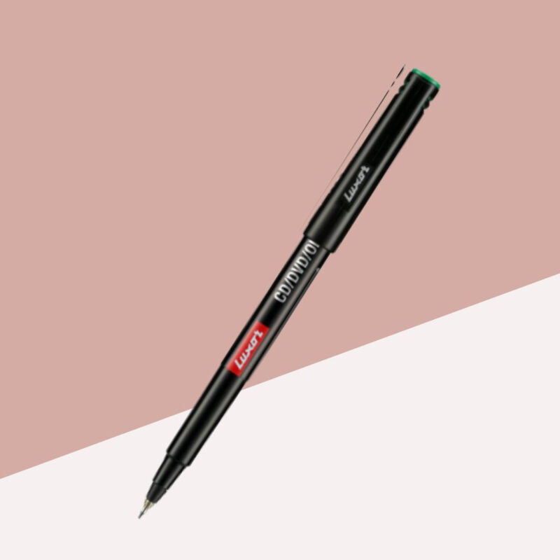 Luxor CD DVD Marker Pen - Red ( Pack Of 1 )