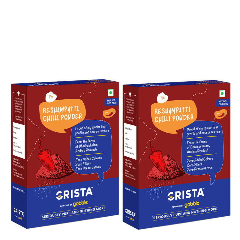 CRISTA Reshampatti Chilli Powder Combo Pack