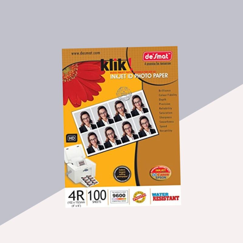 Premium A6 High Gloss Photo Paper ( Pack of 100 )
