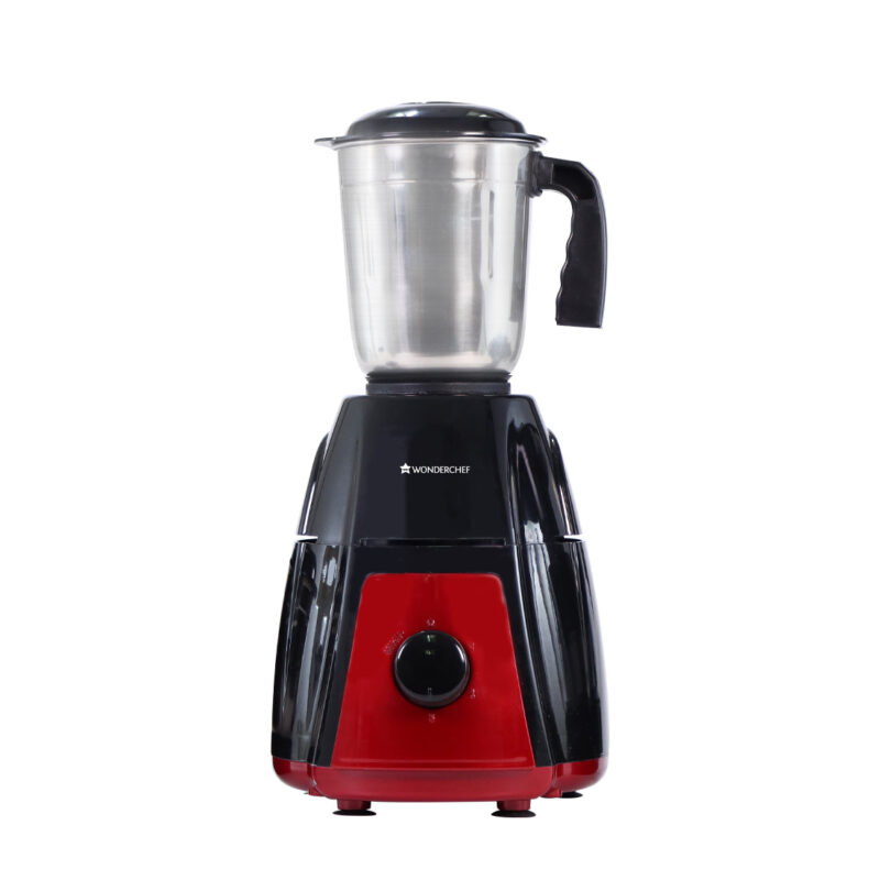 Wonderchef Renewed Ruby Mixer Grinder | 750W | 4 Stainless Steel Jars And Anti-Rust Stainless Steel Blades | Ergonomic Handles - Image 2