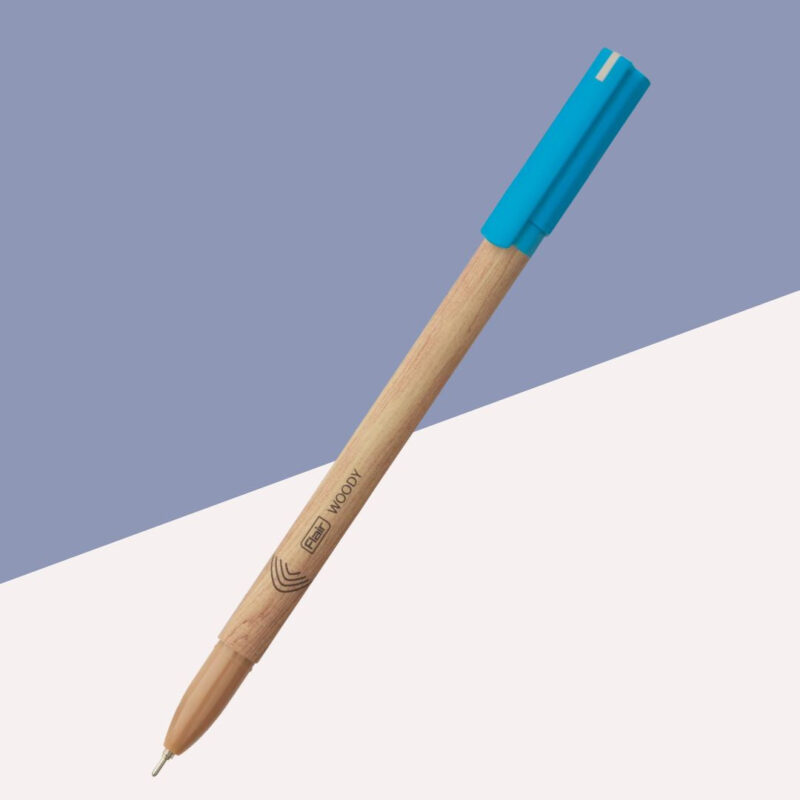 Flair Woody Ball Pen - Blue  ( Pack of 1 )