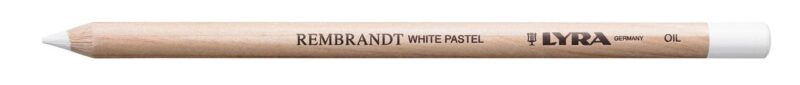 Lyra Rembrandt Oil Art Pencil (White Pastel, Pack of 12)