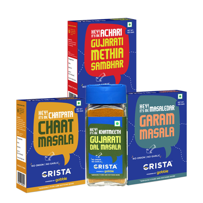 CRISTA Gujarati Cuisine Seasonings Combo Pack