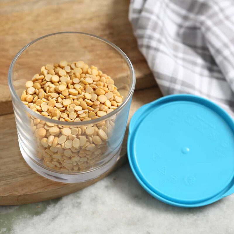 Bormioli Frigoverre 3 Pc Set Round Glass Container 350 ml - Image 3