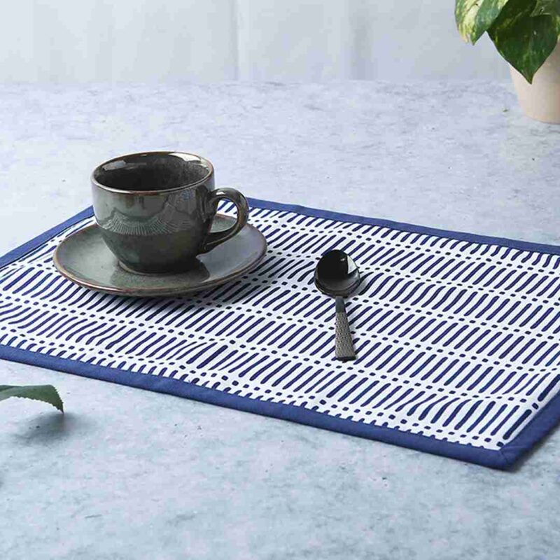 Como Table mats - Blue (Set of 6) - Image 2