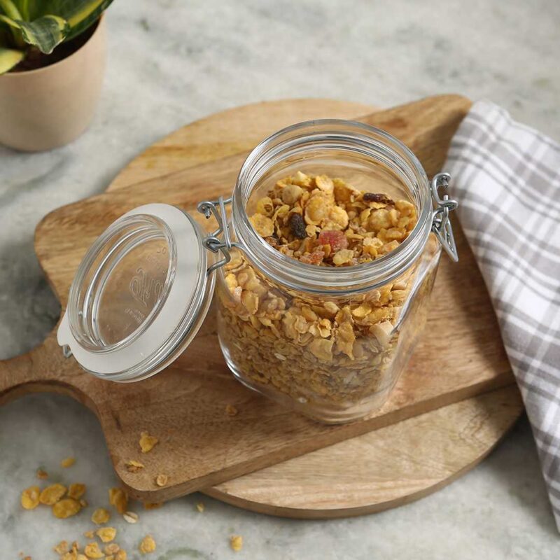 Bormioli Fido 2 Pcs Set Glass Jar Container Large - Image 6