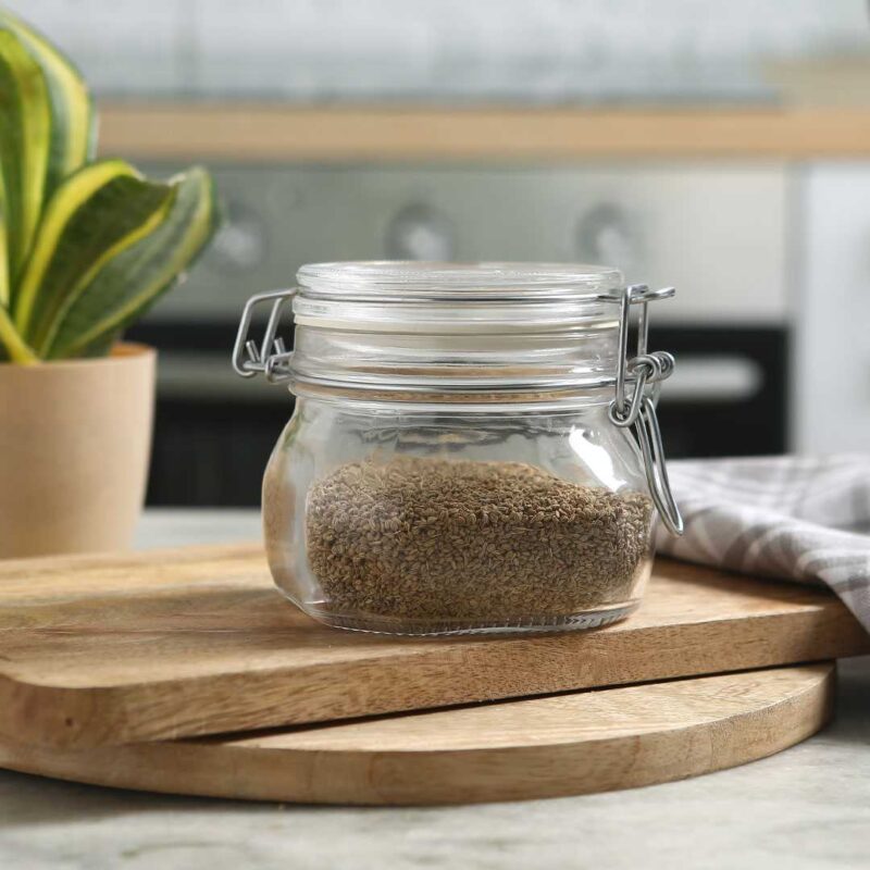 Bormioli Fido 2 Pc Set Glass Jar Container Small - Image 5