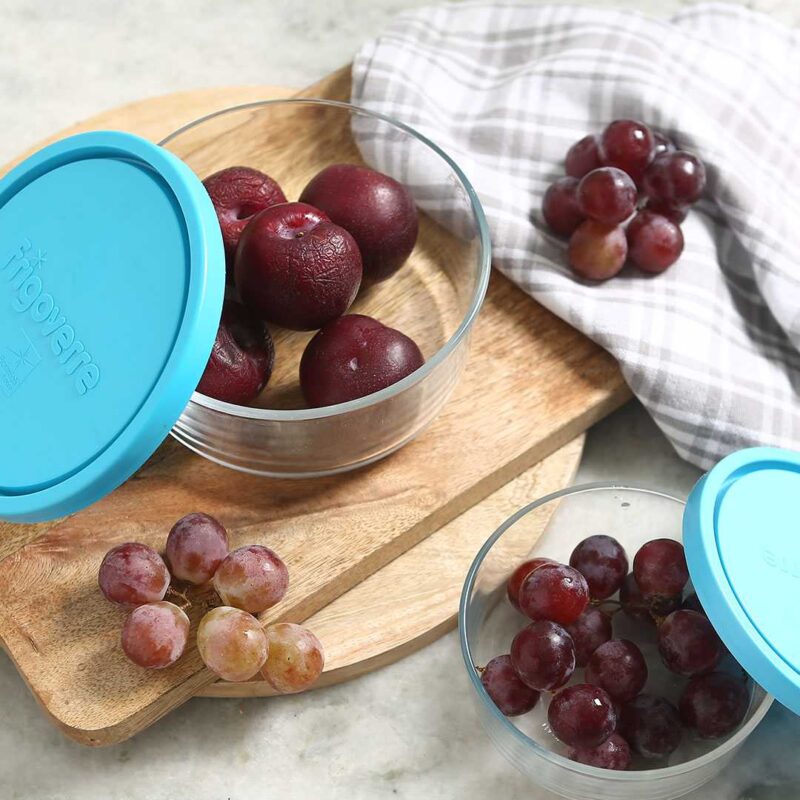 Bormioli Frigoverre 2 Pcs  Round Glass Container - Image 3