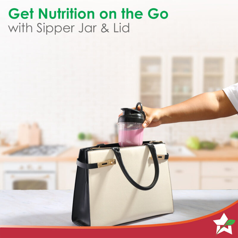 Acura Plus 500 W Mixer Grinder | 4 Stainless Steel Jars with Sipper Jar | Powerful Blending, Mixing, Grinding | 3-Speed & Pulse Function | Anti-Skid Feet | 5 Years Warranty on Motor | Red - Image 2