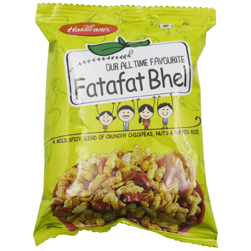 50x Haldirams Namkeen - Fatafat Bhel, Pack of 50 (45 g each)
