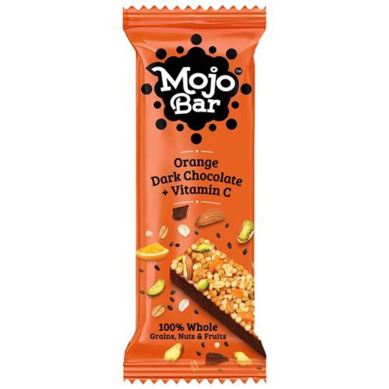 Mojo Bar Snack Bar - Orange, Dark Chocolate + Vitamin C, 32 g