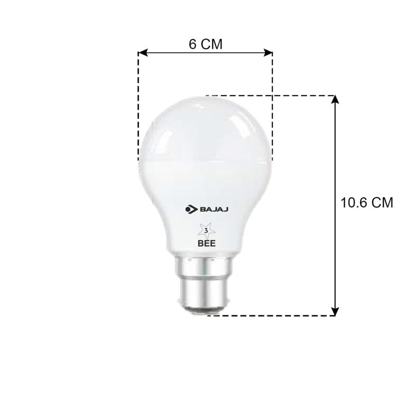 Bajaj Ivora HB LED Lamp 9W | Cool Day Light-6500K B22 | IR Free | UV Free | EnvIRonment Friendly‎ | Energy Efficient | 3.5 KV Surge Protection | Open CIRcuit Protection (Pack Of 6) | 1 Yr Warranty | - Image 2