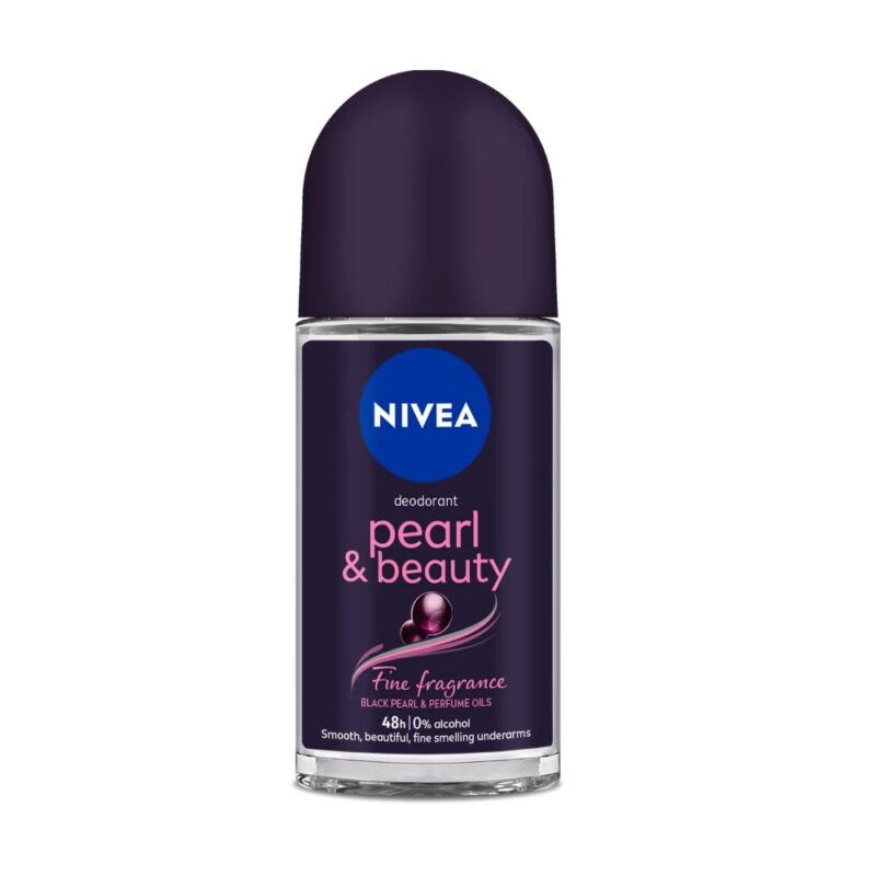 NIVEA Women Deodorant Roll On Pearl & Beauty Fine Fragrance  - 50ml each
