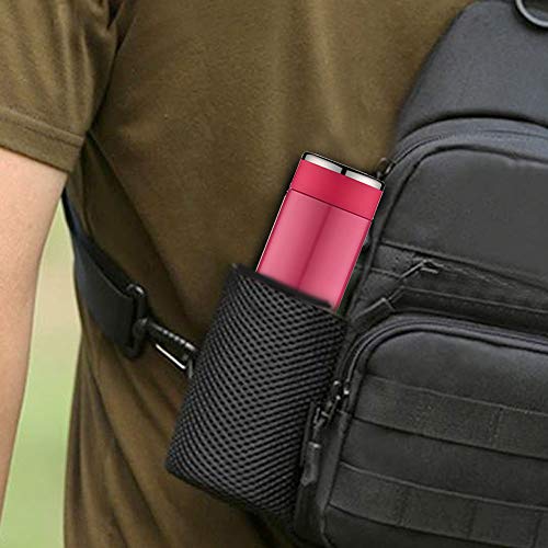 Borosil Stainless Steel Hydra Travelsmart - Vacuum Insulated Flask Water Bottle, 200 ML, Pink - Image 4