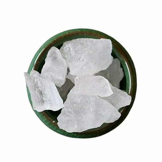 100% Organic Alum Stone, Fitkari Stone, Phitkari, White Crystak Stones, Fitkari (400gm) - Image 9