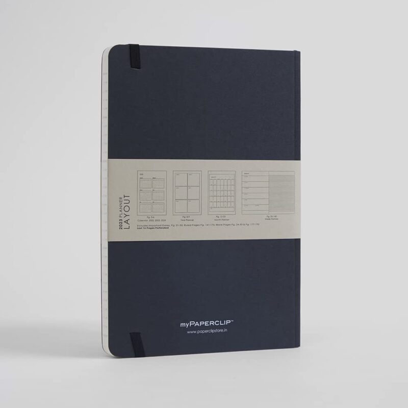 Mypaperclip Personal Organiser, Classic Edition, Fits Any A5 Size Notebook, Magnetic Lock (Classic - L1 Green)