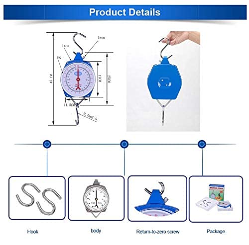 Atipriya Venus Commercial Hanging Weighing Scale - 200Kg, Silver - Image 2