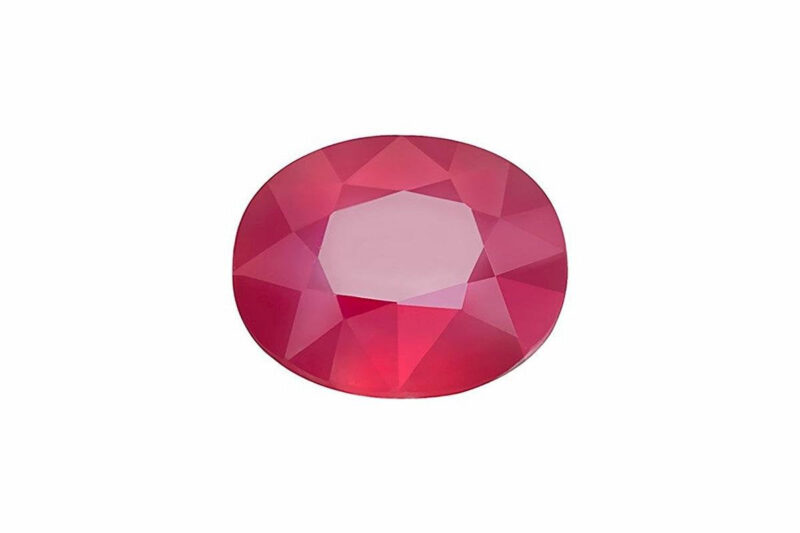 Kalyan Gems Manik Stone Certified Burma Ruby Loose Stone 9.25 Ratti