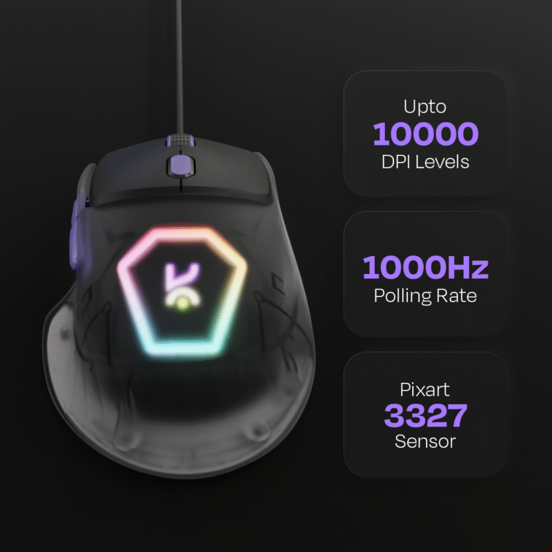 Griphin Wired Gaming Mouse - Image 8