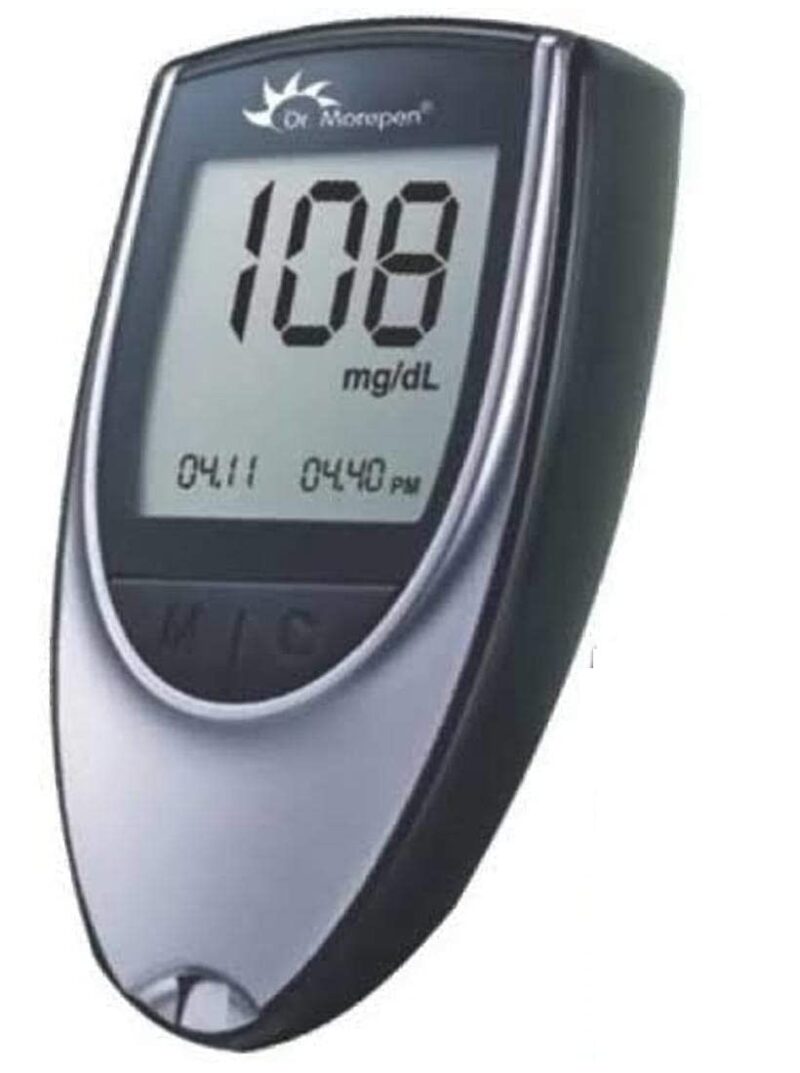 DR. MOREPEN GLUCO-ONE BG-03 BLOOD GLUCOSE MONITOR