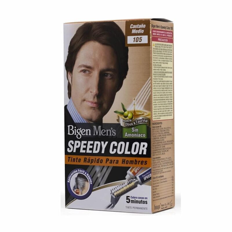 Bigen Bigen Men's Speedy Hair Color Medium Brown 40gm+40gm -105, 80g - Image 8