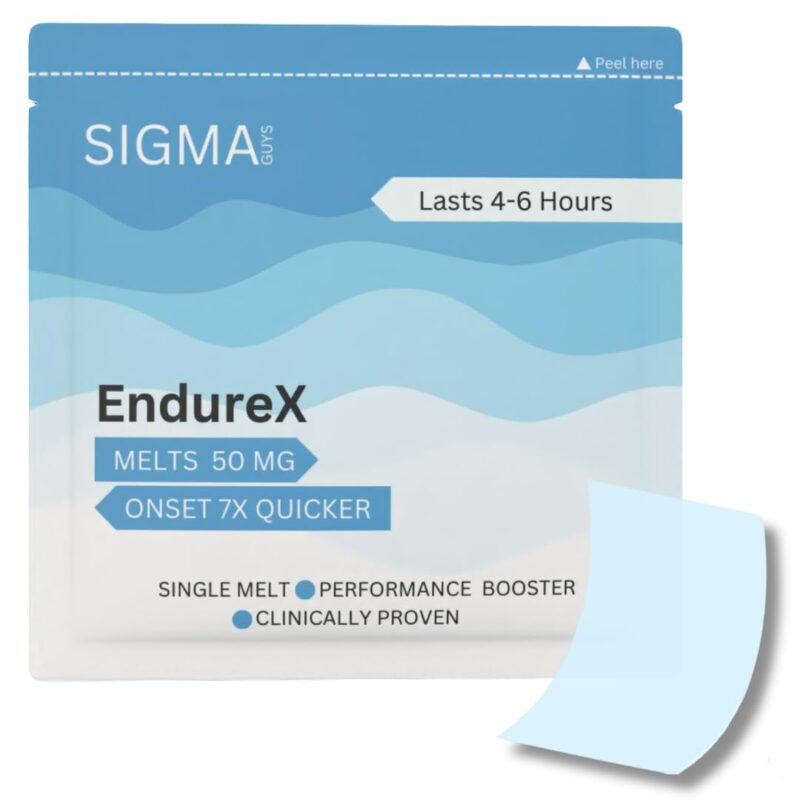 SIGMA GUYS EndureX Ultra Vitality Melts Helps Increase Performance & Strength | For Men | Lasts upto 6 Hours | Pack of 10