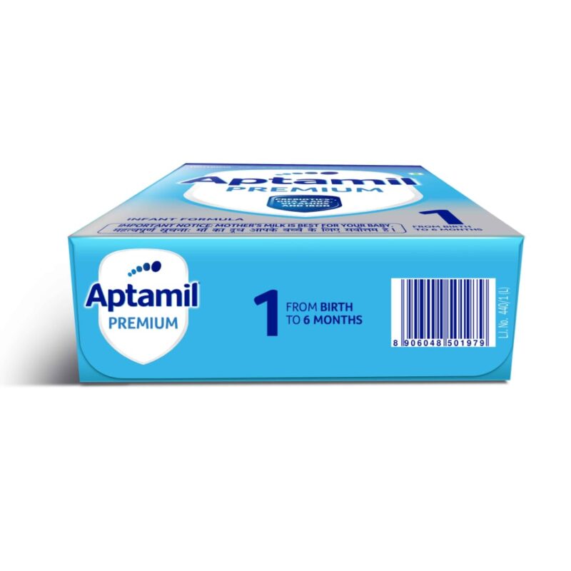 Aptamil Premium Infant Formula Milk Powder for Babies - Stage 1 (Upto 6 Months) - with Prebiotics and DHA - 400gms - BIB Pack - Image 4