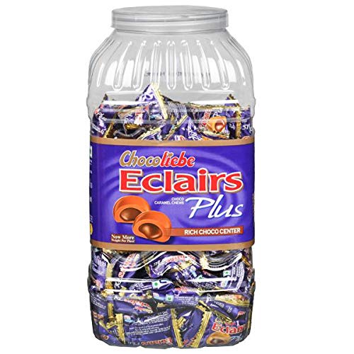 Chocoliebe Eclairs Plus Jar, 721.5 g, 202 pcs