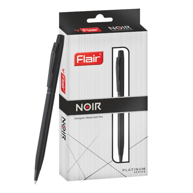 Flair Platinum Series Noir Designer Metal Ball Pen Box Pack