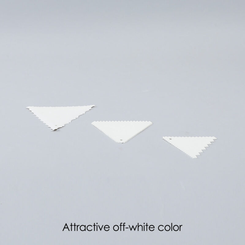 Ambrosia Cake Scrapers (3-in-1) - White - Image 4