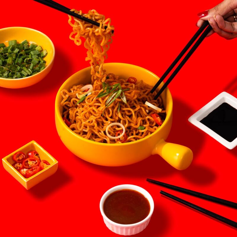 25x Masterchow K-chow Korean Masala Instant Ramen Noodles - 94g - Pack of 25 - Image 5