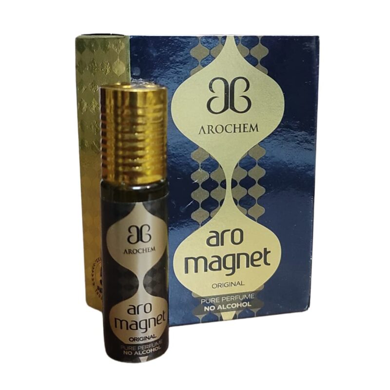 Bashaji Attar ARO MAGNET; Real, Organic & Long Lasting Unisex Roll-On Concentrated Perfume Oil - 6 ML, Pack of 1