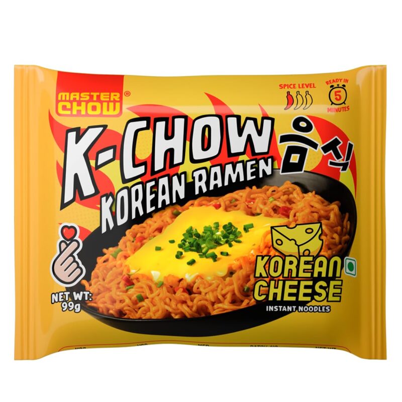25x Masterchow K-chow Korean cheese Instant Ramen Noodles - 94g - Pack of 25