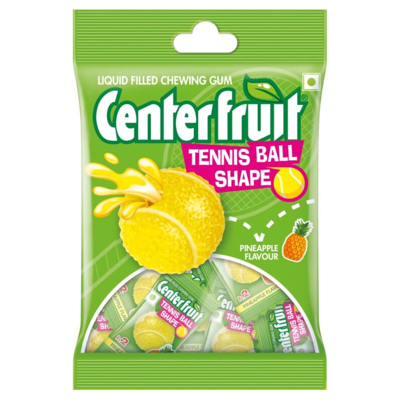 Center Fruit, Tennis Ball Shape, MT Pouch, 67.2 G, 16 Pcs