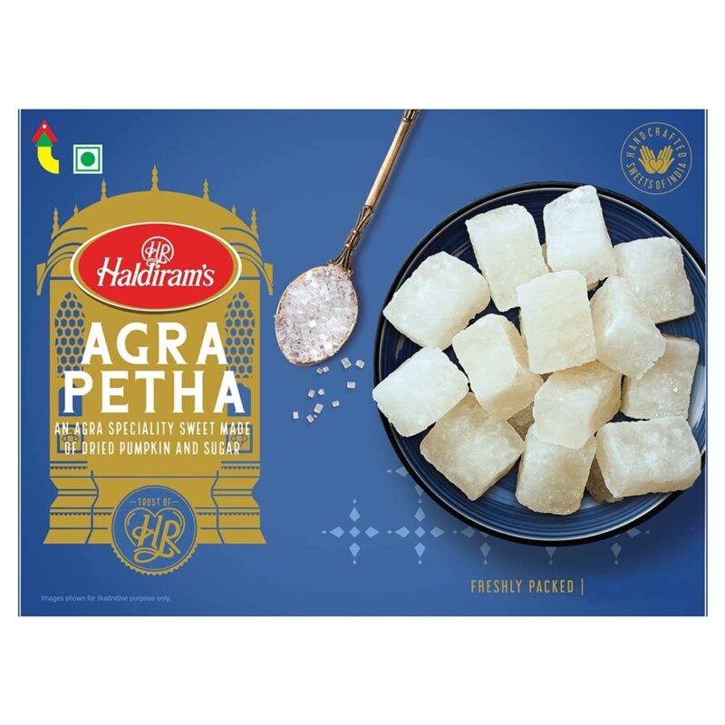 Haldiram's Dry Agra Petha, 350g/400g (Weight May Vary)