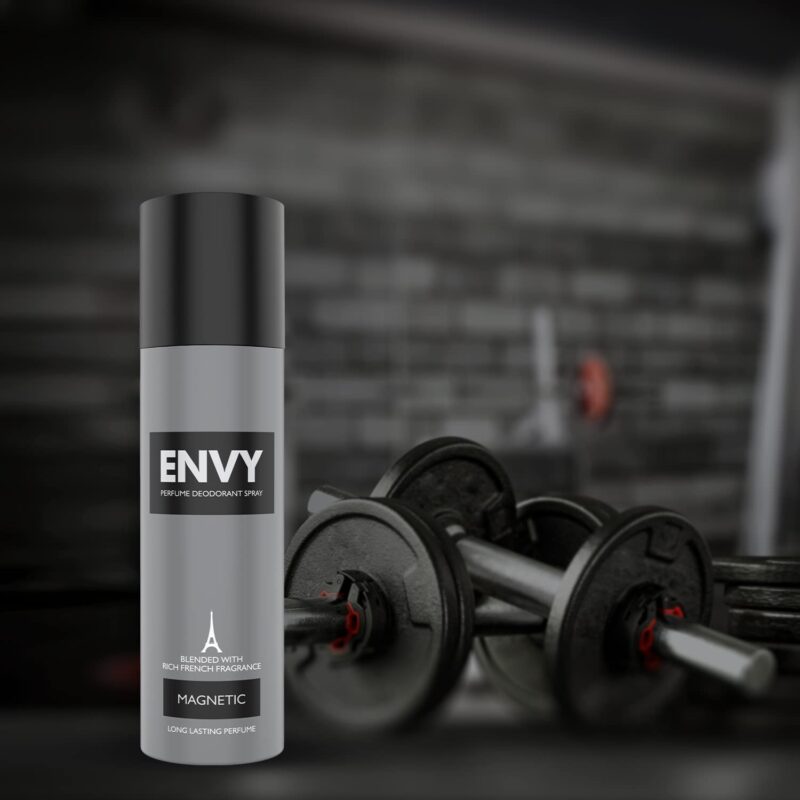 ENVY Fiery Deo & Magnetic Deo - 140ML Each & Noir Deo- 120ML (Combo Pack of 3) | Long Lasting Deodorant Fragrance for Men - Image 5