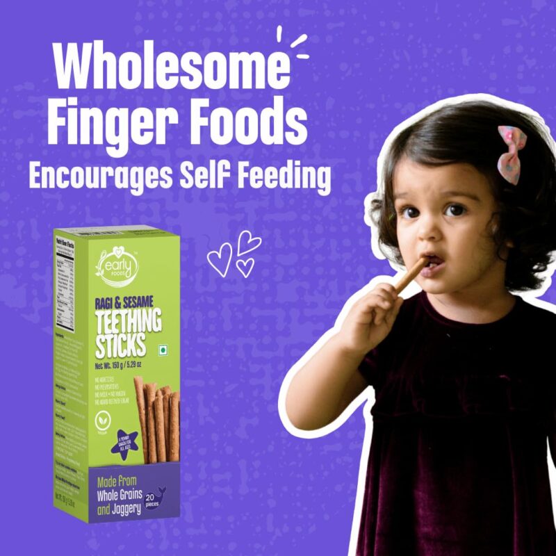 Early Foods - Ragi & Sesame Teething Sticks, 20 Pieces, 150 g - Image 3