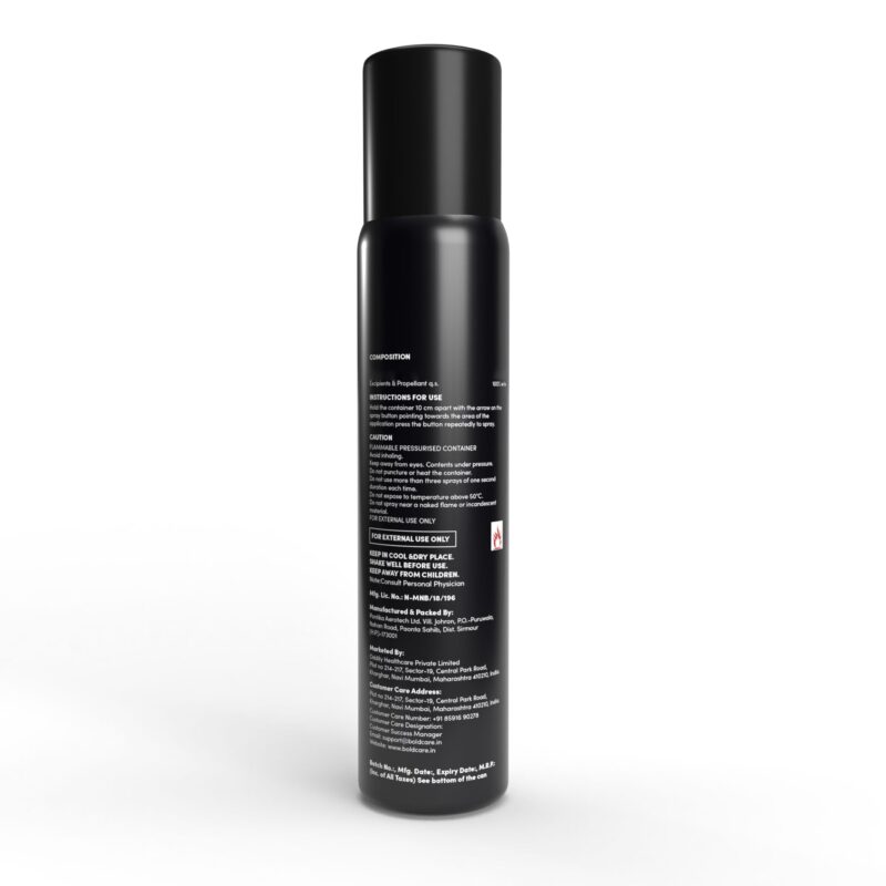 Bold Care Topical Non-Transferable Spray for Men - 100gm - Easy to Use & Effective - Pack of 1 - Image 2
