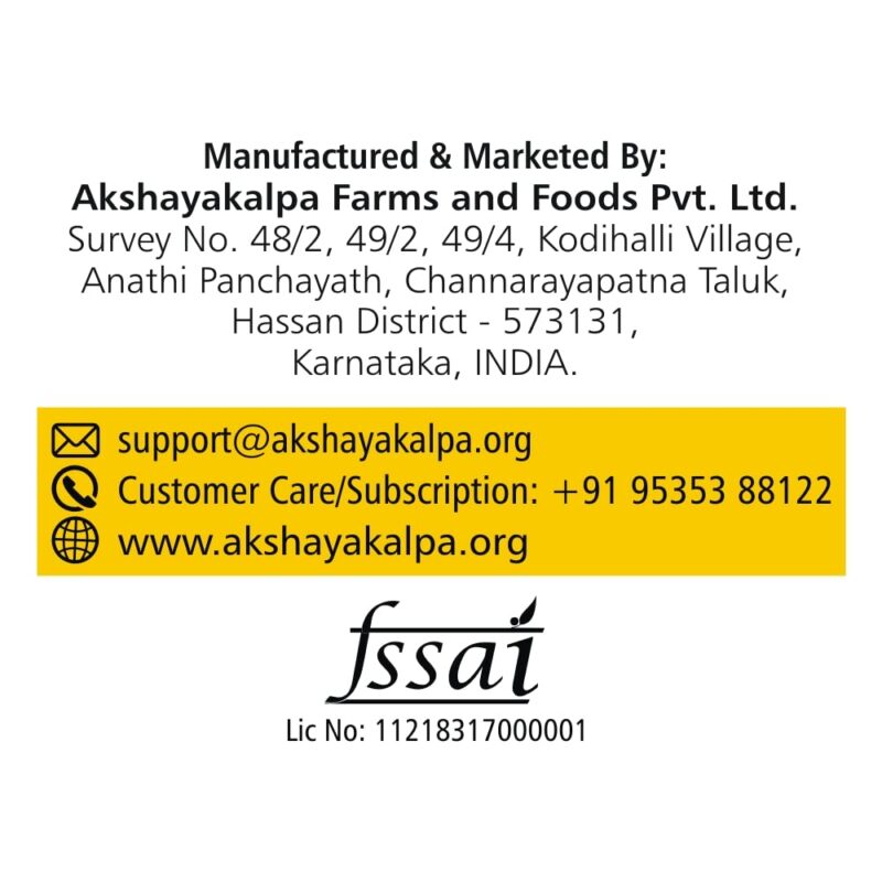 Akshayakalpa Organic Cow Ghee – 490 ml - Pure organic ghee, traditionally-churned, chemical-free, granular ghee, nutritious by nature - Image 6